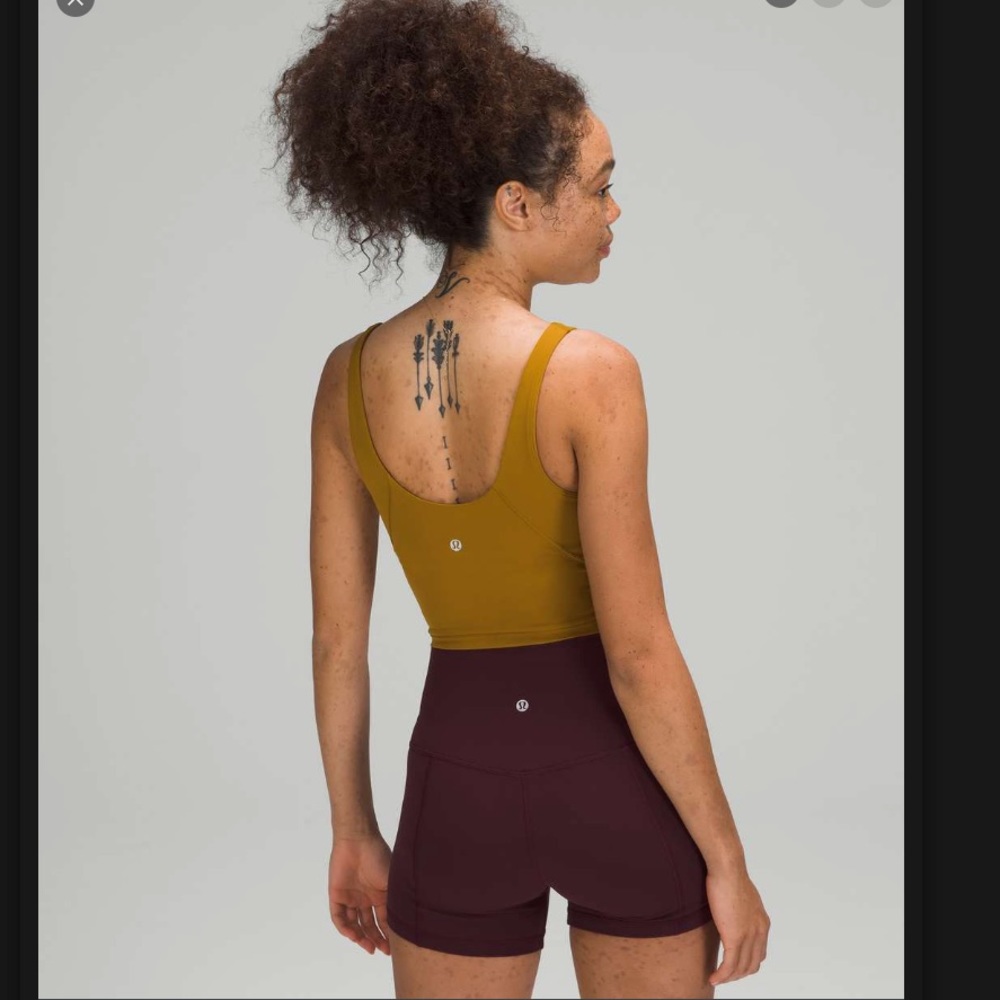 BNWT! Lululemon Align Tank in GOLD SPICE size 4 🧡🧘‍♀️